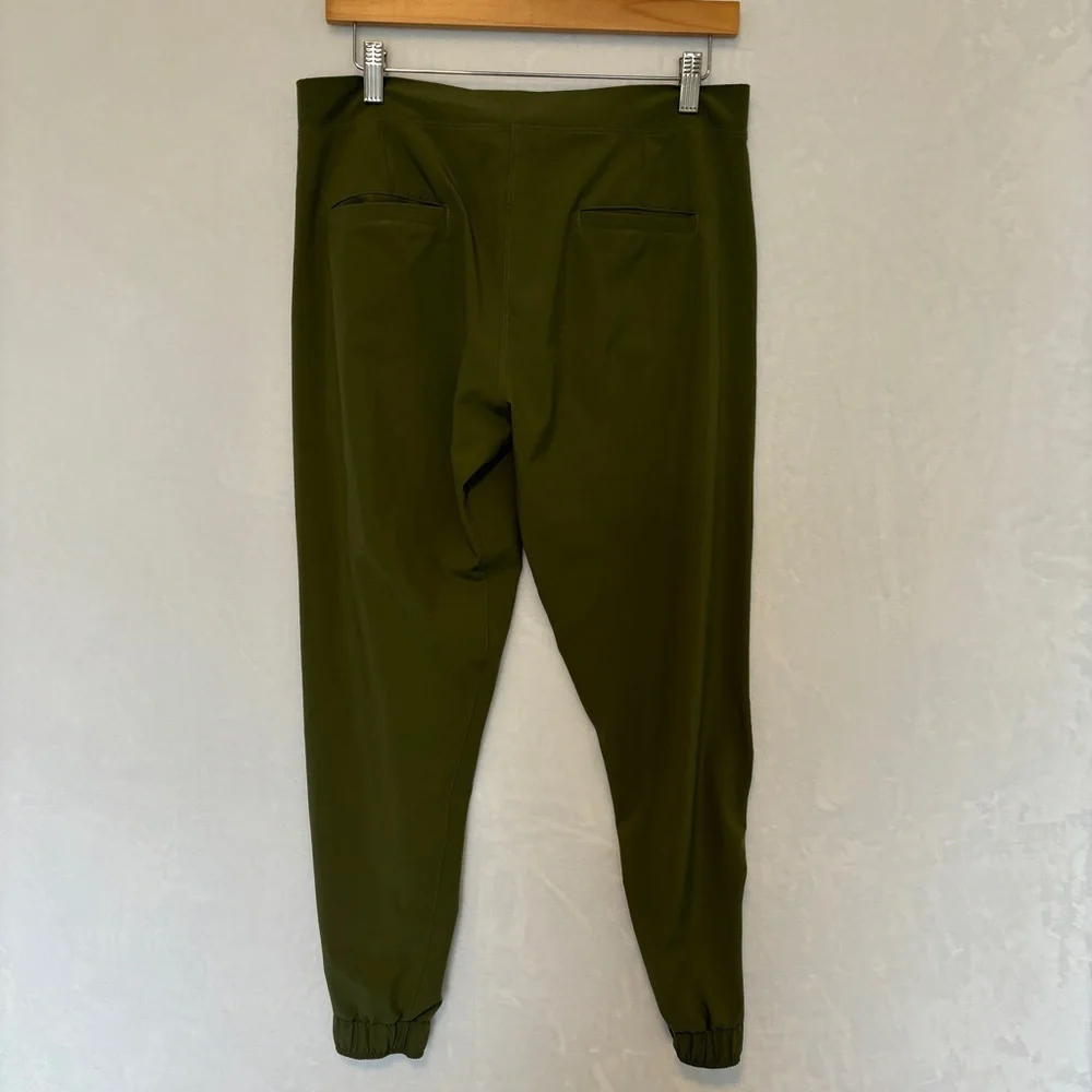 Albion Fit‎ women green jetsetter casual athletic pull on joggers size small